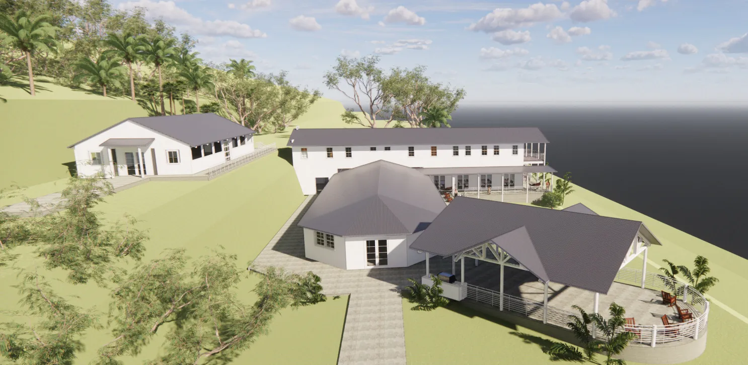 Architectural rendering of the planned Hands 4Life campus