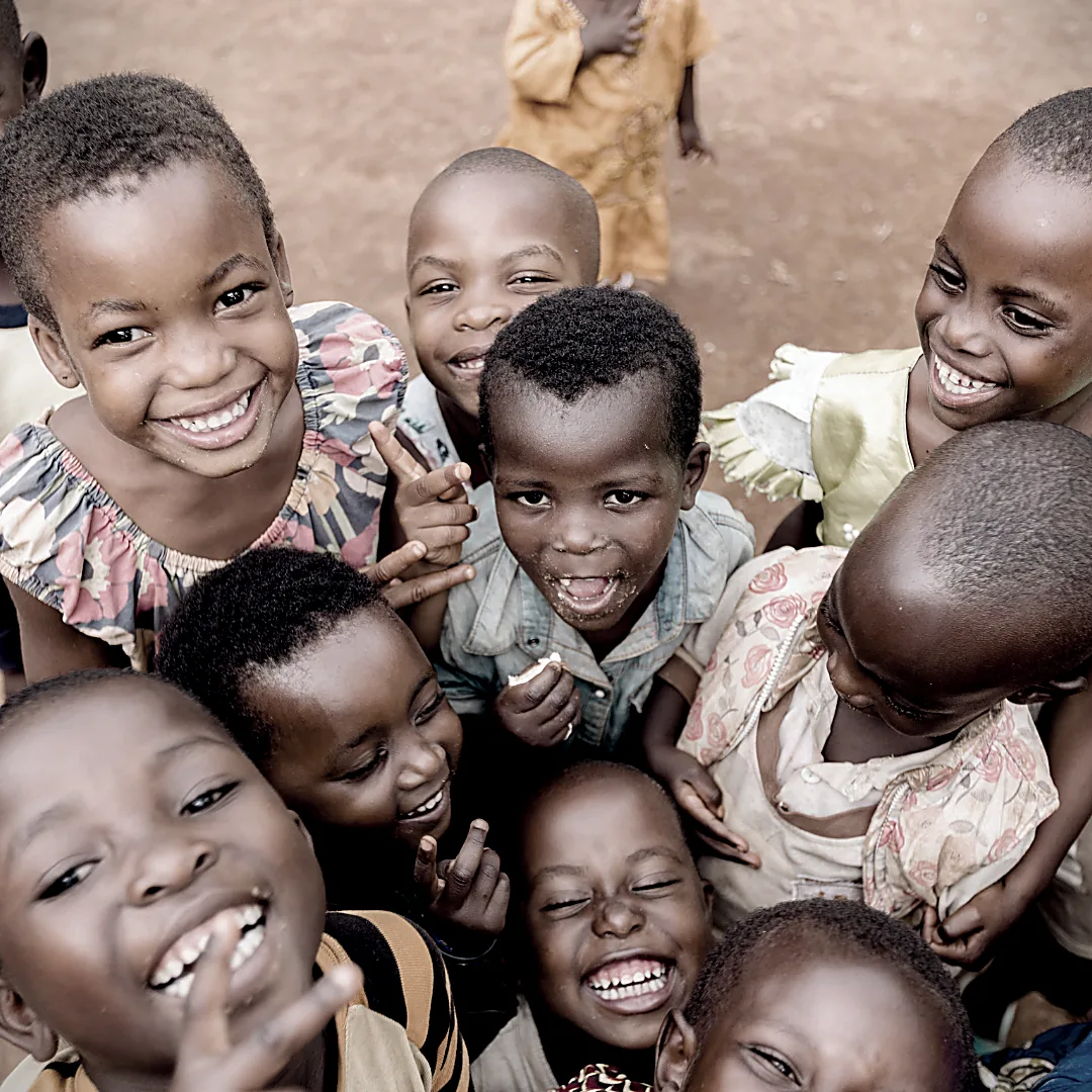 Children laughing together