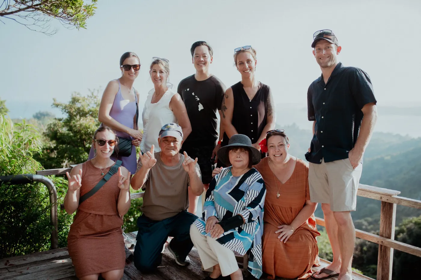 A Hands 4Life mission team overlooking the valley